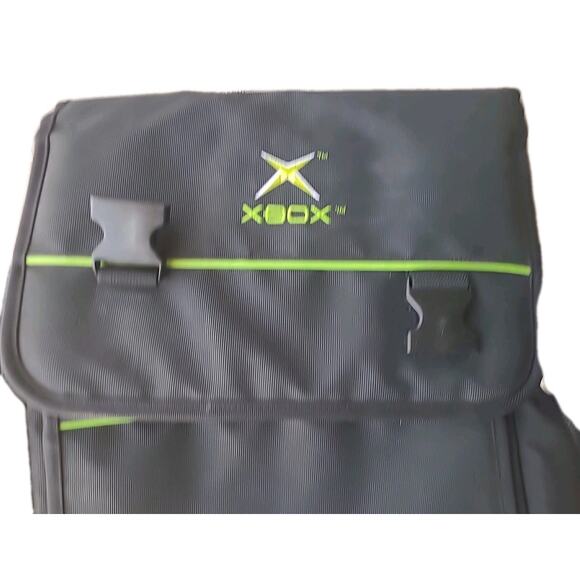 Original Xbox Console Official Storage Carrying Case Travel Messenger Bag - Picture 2 of 12